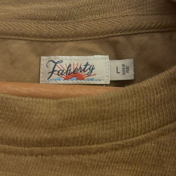 Faherty Women’s Sunwashed Slub Muscle Tank Antique Bronze Large Lightweight Top - Picture 11 of 11